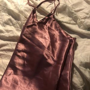 Cute silk tank top
